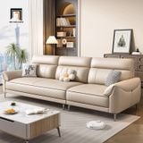  Ghế sofa băng da công nghiệp BT116 Tazrou 2m4 sang trọng 