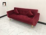  Bộ ghế sofa phòng khách giá rẻ GBL2 dài 2m đỏ đô vải nhung 
