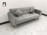  Bộ ghế sofa giá rẻ thông minh GBL2 2m xám tro vải nhung 