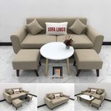  Bộ ghế sofa băng 1m9 BL1 Presa màu trắng kem căn hộ chung cư 