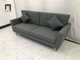  Bộ ghế sofa băng 1m9 giá rẻ BL5 Piloc màu xám đậm vải bố 
