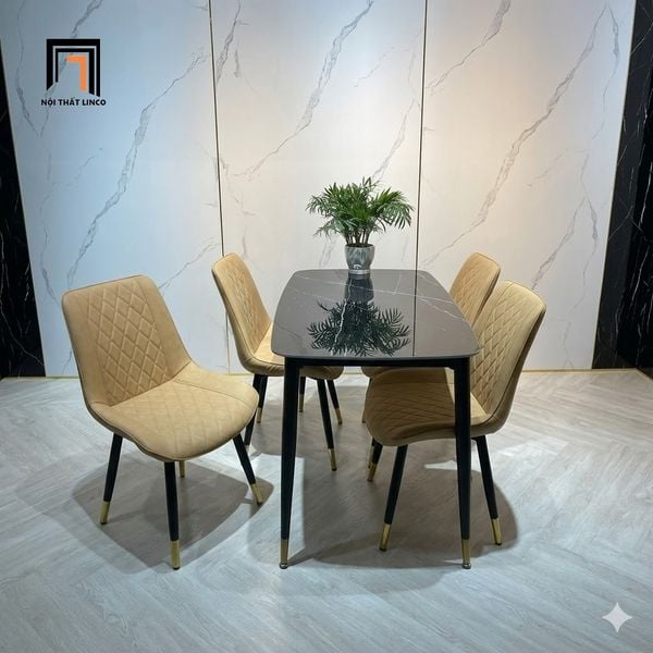 bộ bàn ăn đá nhỏ gọn