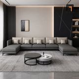  Ghế sofa chữ U UT59 Dadiba 3m2 phối màu vải đẹp mắt 