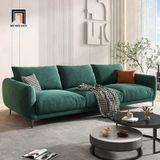  Bộ sofa góc vải nhung xanh lá GT297 Sydney 2m3 x 1m6 giá rẻ 