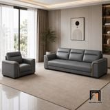  Bộ ghế sofa KT172 Rahan màu xám đậm phong cách hiện đại 