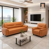  Bộ sofa phòng khách KT167 Rabot da chống trầy cao cấp 