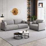  Sofa nhỏ gọn KT179 Branson màu xám trắng cho phòng khách 