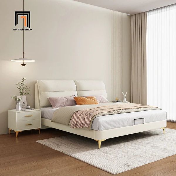 giường ngủ bọc nỉ cao cấp