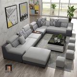  Bộ sofa U phòng khách UT37 Dete 3m6 bọc nỉ cao cấp 