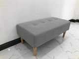  Ghế sofa đôn xám trắng giá rẻ 1m x 50 cho tiệm shop nhỏ 