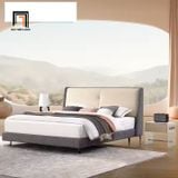  Giường ngủ phối màu vải nỉ trẻ trung GN121 Ginlet 1m6 giá rẻ 