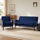  Bộ sofa phòng khách KT197 Nooker tông xanh đậm sang trọng 