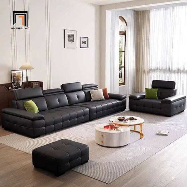 bộ ghế sofa da phòng khách