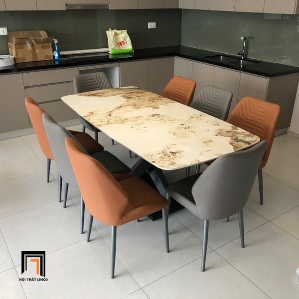 bộ bàn ăn 6 ghế hiện đại