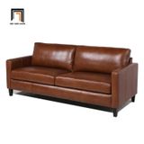  Ghế sofa băng da giả nâu đậm BT10 Maron dài 1m9 nhỏ gọn 