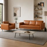  Bộ sofa phòng khách KT187 Axel chất liệu da giả đẹp 