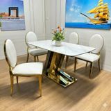  Bộ bàn ăn cao cấp 23-BAD4-Tapona kiểu dáng tân cổ điển 