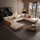  Ghế sofa chữ U UT49 Martisse 3m da công nghiệp hiện đại 