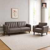  Sofa phòng khách nhỏ KT193 Mjkone bọc da công nghiệp 