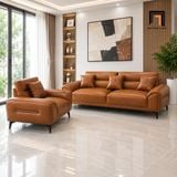  Bộ ghế sofa da bóng KT165 Andore hiện đại cho gia đình 