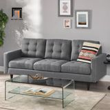  Ghế sofa băng BT8 Ramadin gia đình 2m 3 chỗ ngồi màu xám 