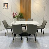 Set bàn ăn căn hộ chung cư giá rẻ 32-BAD6-Boomy 6 người ngồi 