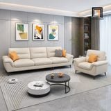 Sofa phòng khách KT174 Solyn màu trắng kem đẹp tinh tế 