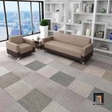  Bộ sofa da KT86 Corbeau hiện đại cho phòng tiếp khách 