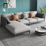  Bộ ghế sofa góc L da chống mực GT281 Lesca 2m4 x 1m6 giá rẻ 