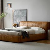 Giường ngủ da giả màu nâu GN103 Lorne gia đình sang trọng 