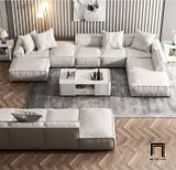  Set ghế sofa U module 3m7 UT103 Kedu vải nỉ mềm cao cấp 