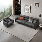  Bộ sofa phòng khách KT169 Taun màu đen chống trầy 