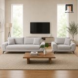  Sofa KT182 Creamy tông xám trắng phù hợp không gian hiện đại 