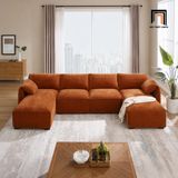  Set ghế sofa U phòng khách thư giãn UT28 Dermott 3m2 giá rẻ 