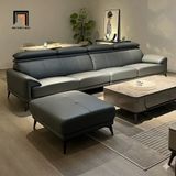  Bộ ghế sofa băng dài 2m8 BHQ99 Wirch bọc da Pu màu xám 