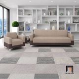  Bộ sofa da KT86 Corbeau hiện đại cho phòng tiếp khách 