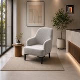  Ghế sofa đơn xám trắng DT52 Ague giá rẻ đẹp tinh tế 