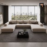  Sofa chữ U đẹp UT67 Loren 3m phong cách trẻ trung 