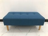  Ghế đôn sofa xanh dương vải nỉ 1m x 50 cho phòng ngủ 