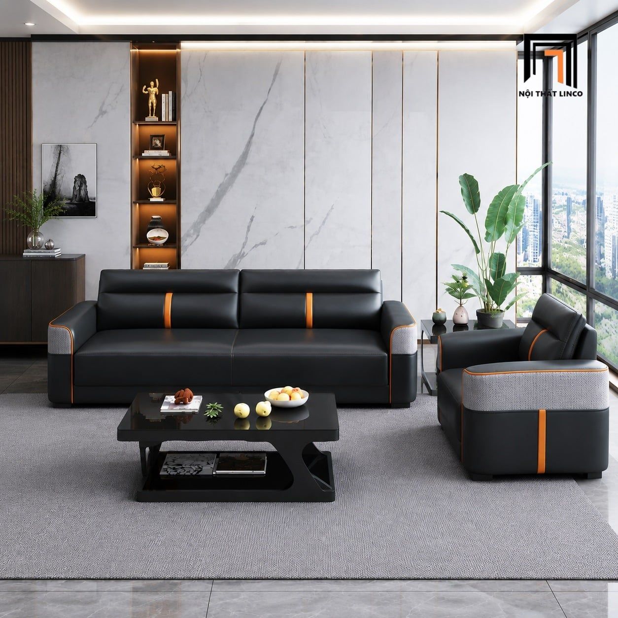  Bộ ghế sofa KT64 Cobalt dành cho phòng tiếp khách công ty 