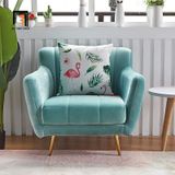  Ghế sofa đơn 1 người ngồi nhỏ gọn DT73 Calmon vải nhung đẹp 