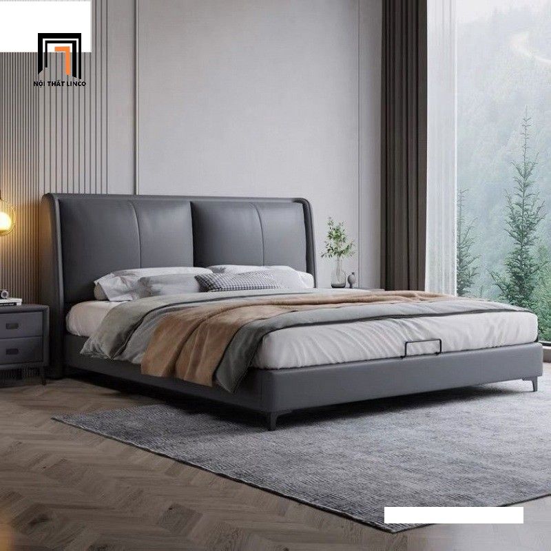  Giường ngủ da Pu cao cấp GN118 Molino phòng ngủ đẹp 1m6 
