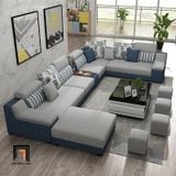  Bộ sofa U phòng khách UT37 Dete 3m6 bọc nỉ cao cấp 