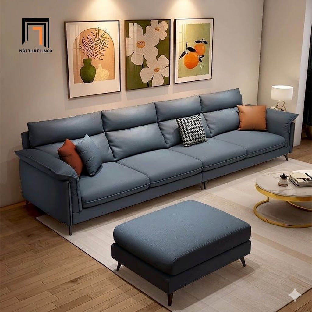  Ghế sofa da chống mực cao cấp BHQ80 Pierson 2m8 sang trọng 