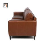  Ghế sofa băng da giả nâu đậm BT10 Maron dài 1m9 nhỏ gọn 