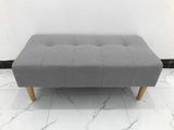  Ghế sofa đôn xám trắng giá rẻ 1m x 50 cho tiệm shop nhỏ 