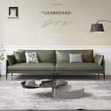  Sofa băng phòng khách chung cư BHQ85 Colman 2m2 da xanh lá 