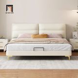  Giường ngủ bọc nỉ cao cấp GN83 Pracotta cho gia đình xinh 