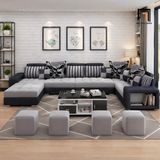  Sofa chữ U cao cấp UT54 Eduard 3m5 phối màu tinh tế 