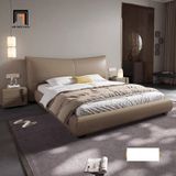  Giường ngủ da công nghiệp trẻ trung GN116 Numan màu xám ghi 